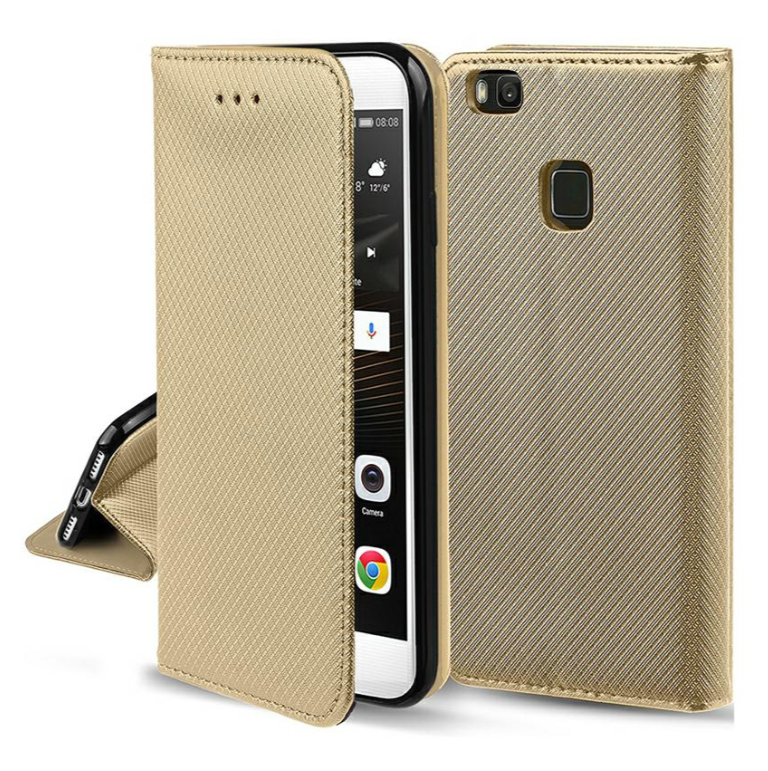 Ümbris kaanega Smart Magnet iPhone 12 Pro Max (kuldne)