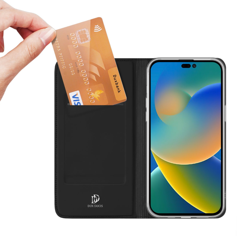 Ümbris kaanega Dux Ducis Skin Pro Samsung S938 S25 Ultra (must)