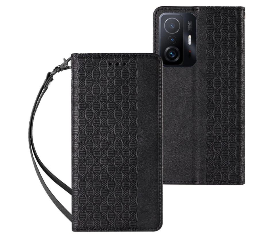 Ümbris kaanega Pouch Wallet Samsung A53 5G (must)