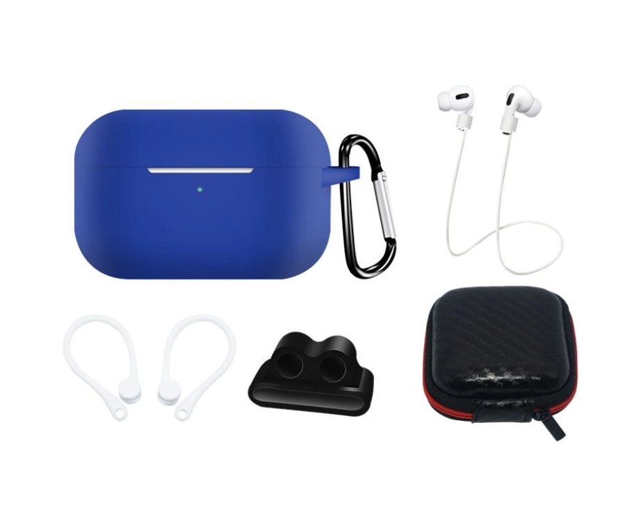 Ümbris 5in1 Apple Airpods / AirPods 2 (sinine)