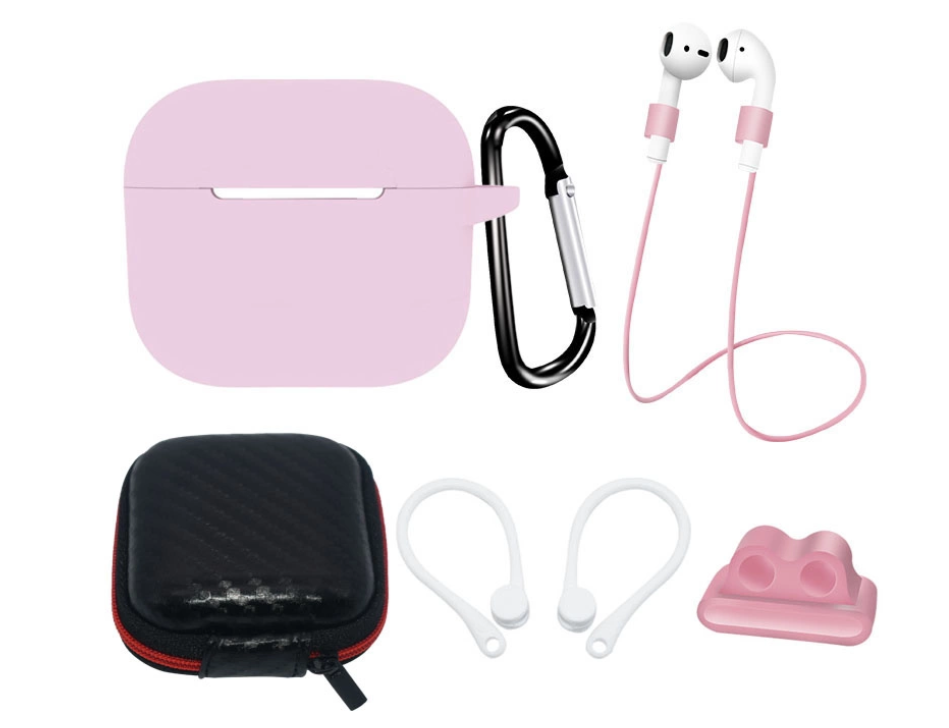 Ümbris 5in1 Apple Airpods 3 (roosa)