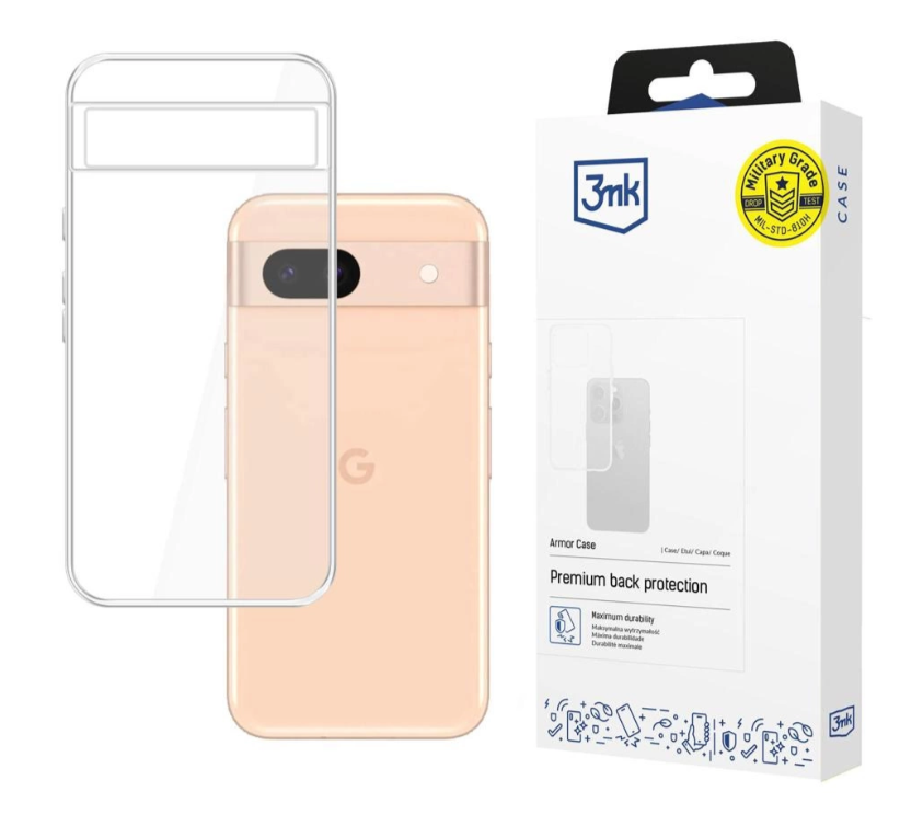 Ümbris 3MK Armor Google Pixel 8A (läbipaistev)