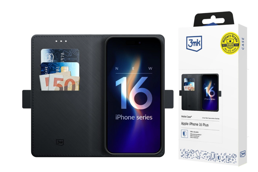 Ümbris kaanega 3mk Wallet Oneplus 13 (must)