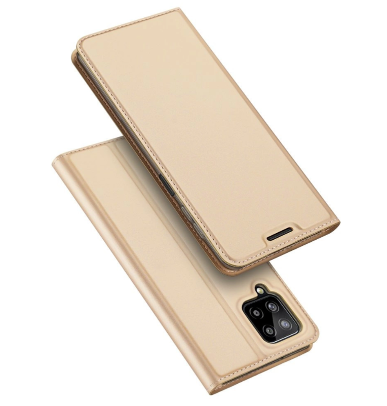 Ümbris kaanega Dux Ducis "Skin Pro" Samsung A22 4G (kuldne)