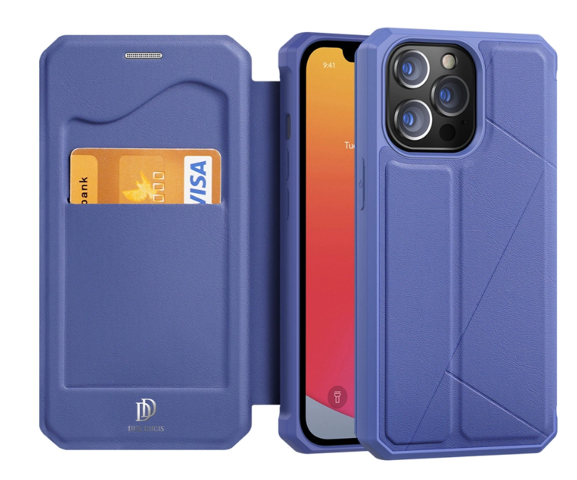 Ümbris kaanega Dux Ducis Skin X iPhone 13 Pro (sinine)