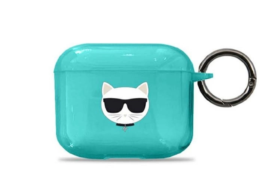 Silikoonümbris Karl Lagerfeld KLA3UCHFL AirPods 3 (sinine)