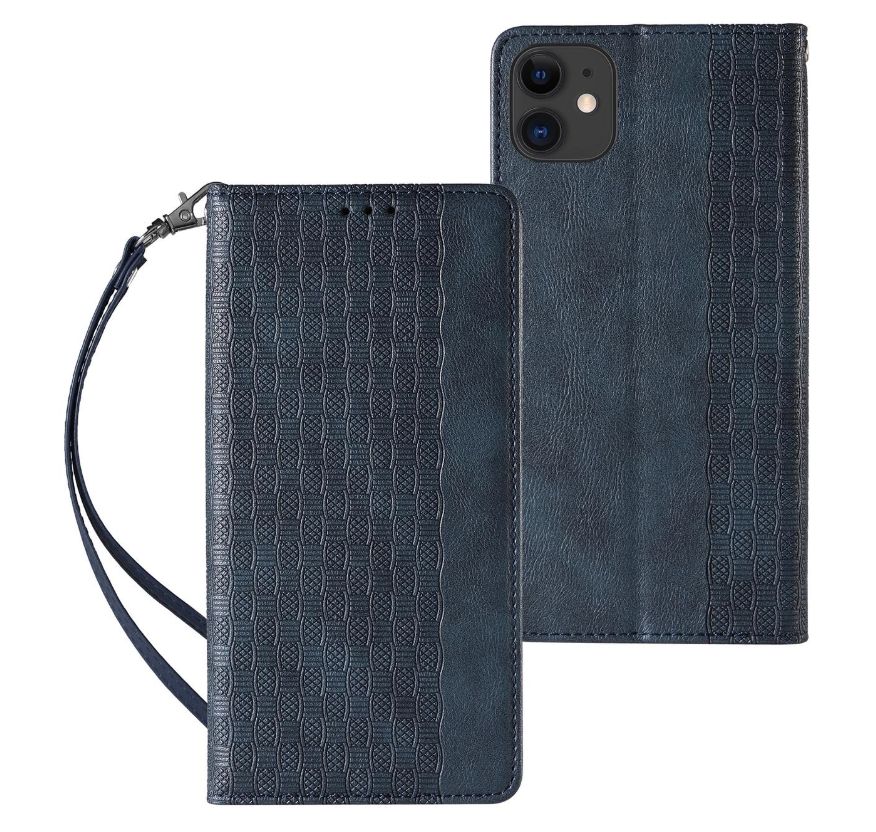 Ümbris kaanega Pouch Wallet iPhone 13 (sinine)