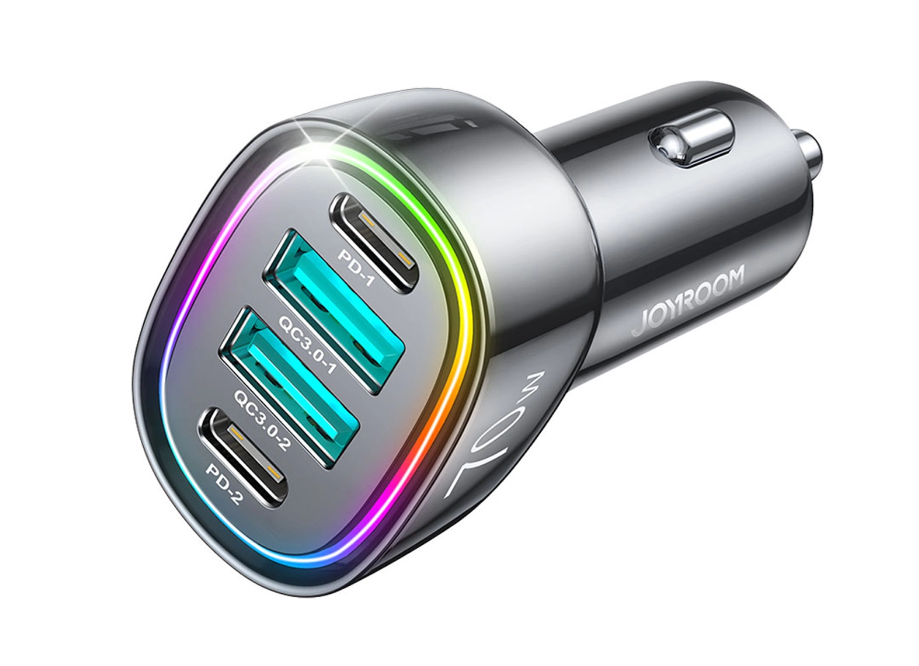 Autolaadija Joyroom JR-CL29 / 2xType-C 2xUSB-A 70W (must)
