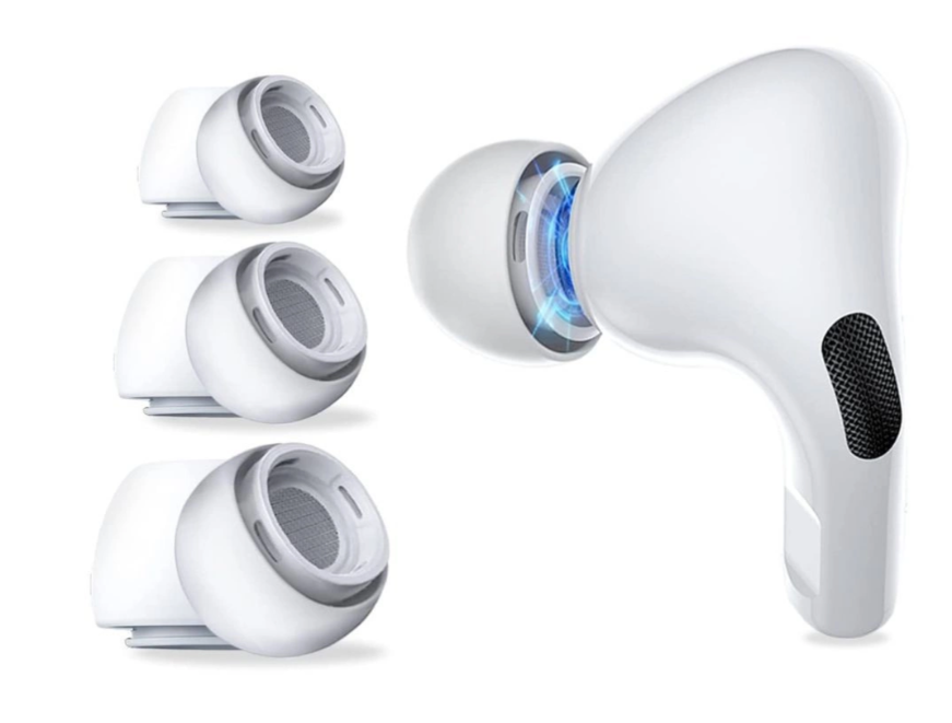 Tech-Protect Ear Tips AirPods Pro 1/ 2 (valge)