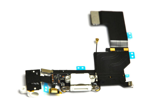 Varuosa Iphone 5s lintkaabel laadijapesa ja kõrvaklapiauguga originaal (valge)