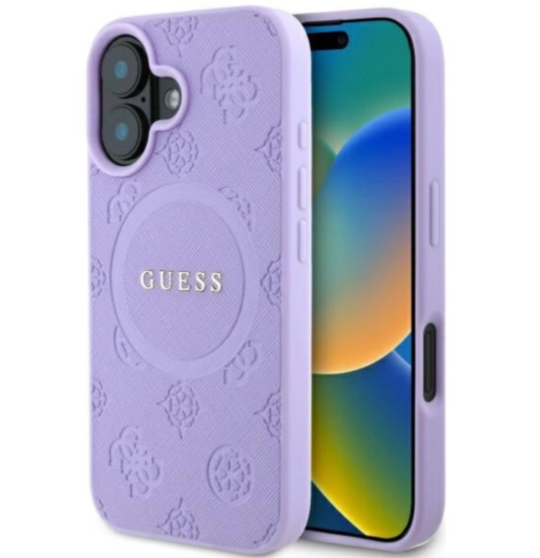Guess MagSafe Ümbris GUHMP16LPSAPSMEU iPhone 16 Plus (lilla)