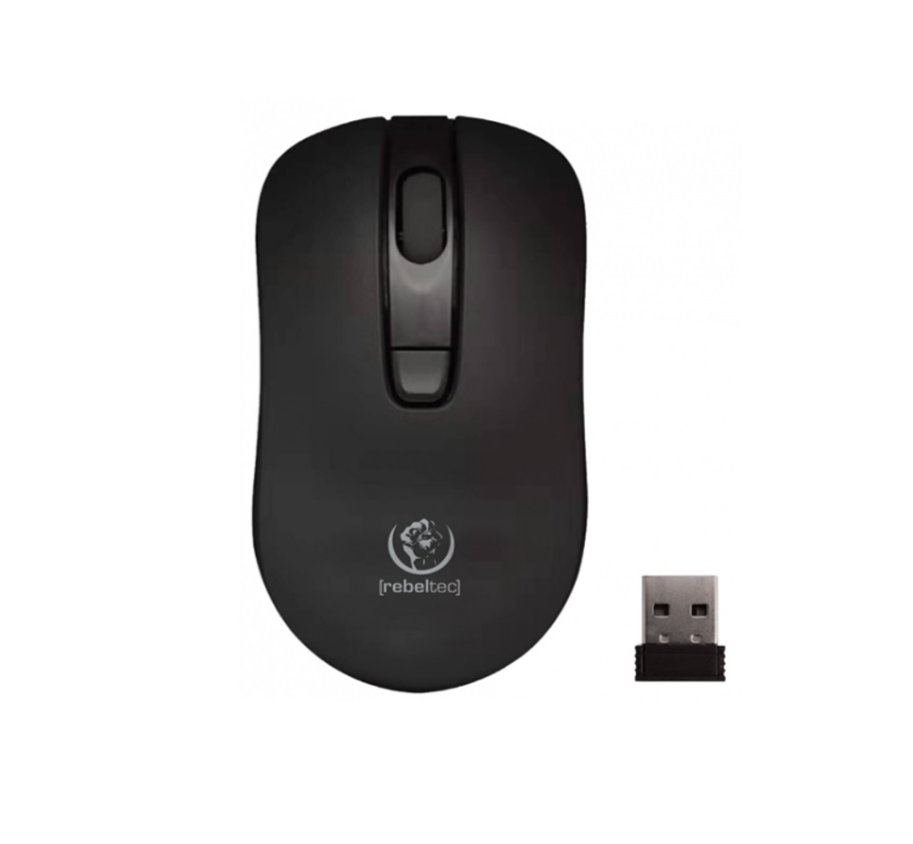 Juhtmevaba hiir Rebeltec STAR (must)