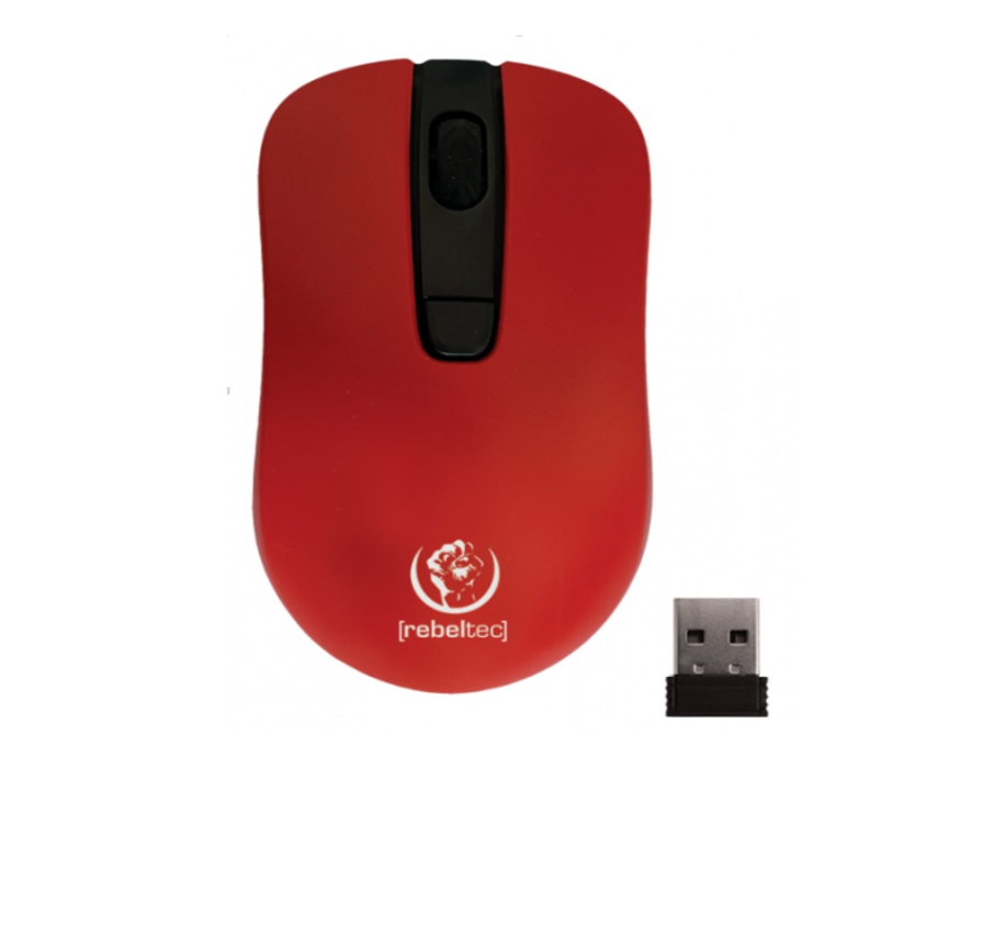 Juhtmevaba hiir Rebeltec STAR (punane)