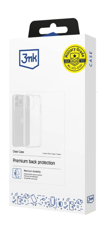 Silikoon 3mk Clear Case 1,2mm Xiaomi Redmi 14C / Redmi A4 / Poco C75 (läbipaistev)