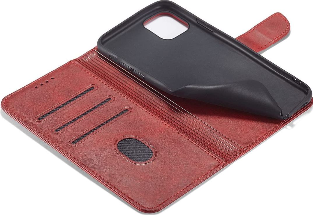 Ümbris kaanega Wallet Case Xiaomi Redmi Note 14 Pro Plus 5G (punane)