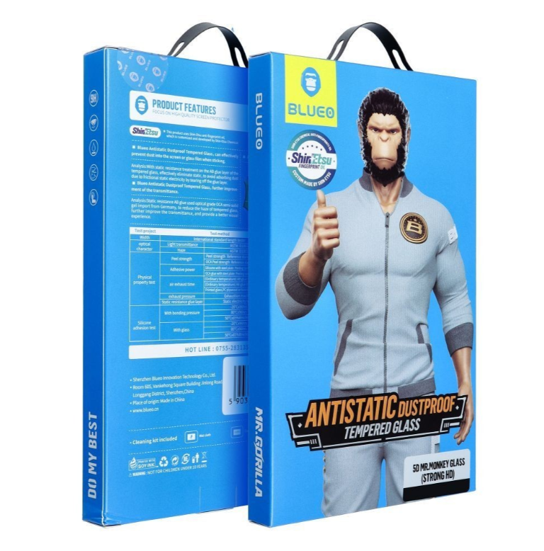 Kaitseklaas "Mr. Monkey 5D" Full Glue Samsung A35 5G / A55 5G (must)