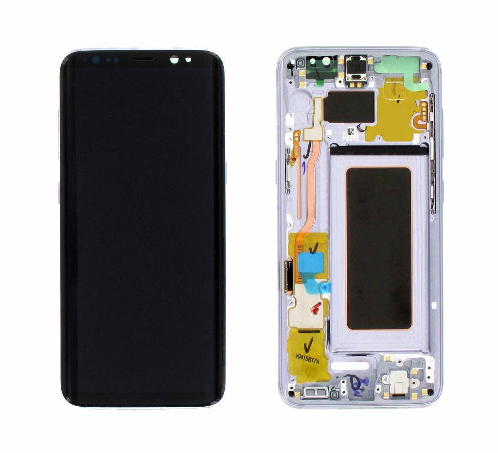 Varuosa LCD ekraan Samsung Galaxy S8/G950 originaal Orchid Gray (service pack)