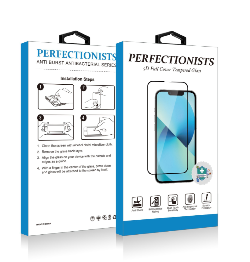 Kaitseklaas 5D Perfectionists Apple iPhone 14 Pro / 15 / iPhone 16 (must)
