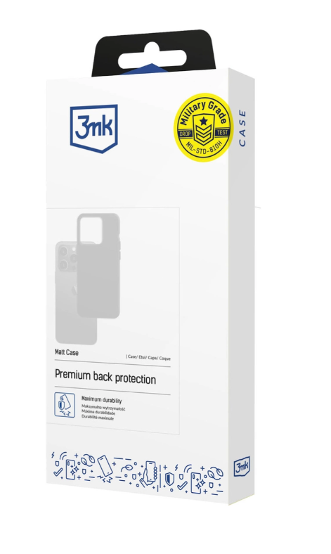 Silikoon 3MK Matt Case Xiaomi Redmi Note 14 5G (must)