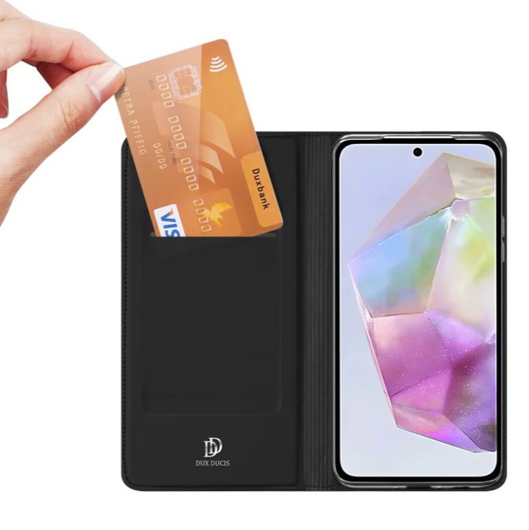 Ümbris kaanega Dux Ducis Skin Pro Samsung A36 5G / A56 5G (must)
