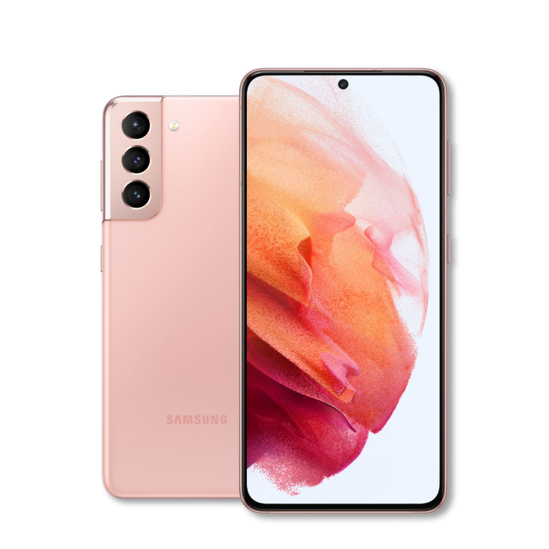 Varuosa Samsung Galaxy S21/G991 ekraan korpuse ja akuga (roosa)