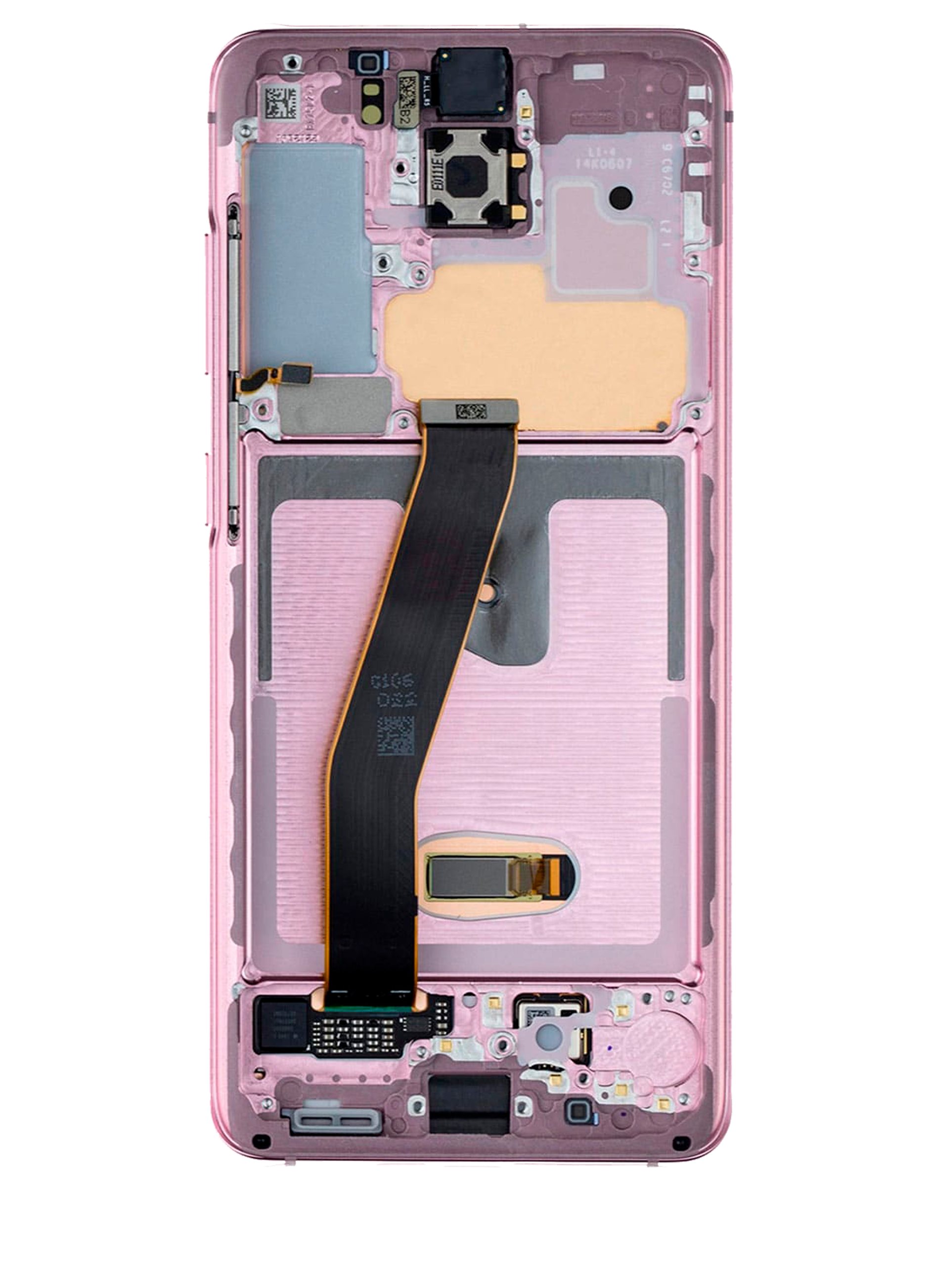Varuosa LCD Samsung Galaxy S20/G981F koos raamiga service pack (Cloud Pink)