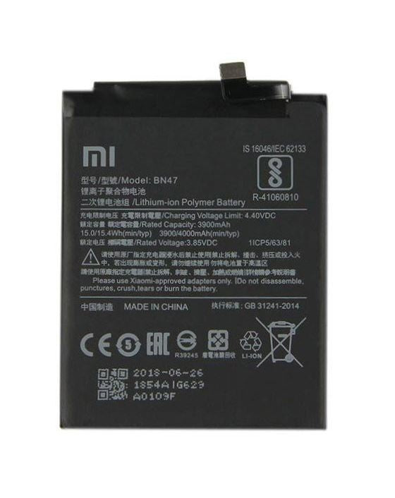 Aku Xiaomi Redmi Mi A2 Lite / Redmi 6 Pro 3900mAh BN47 originaal