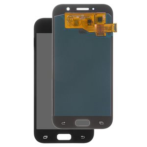 Varuosa LCD ekraan Samsung Galaxy A5 2017/A520 originaal must (service pack)