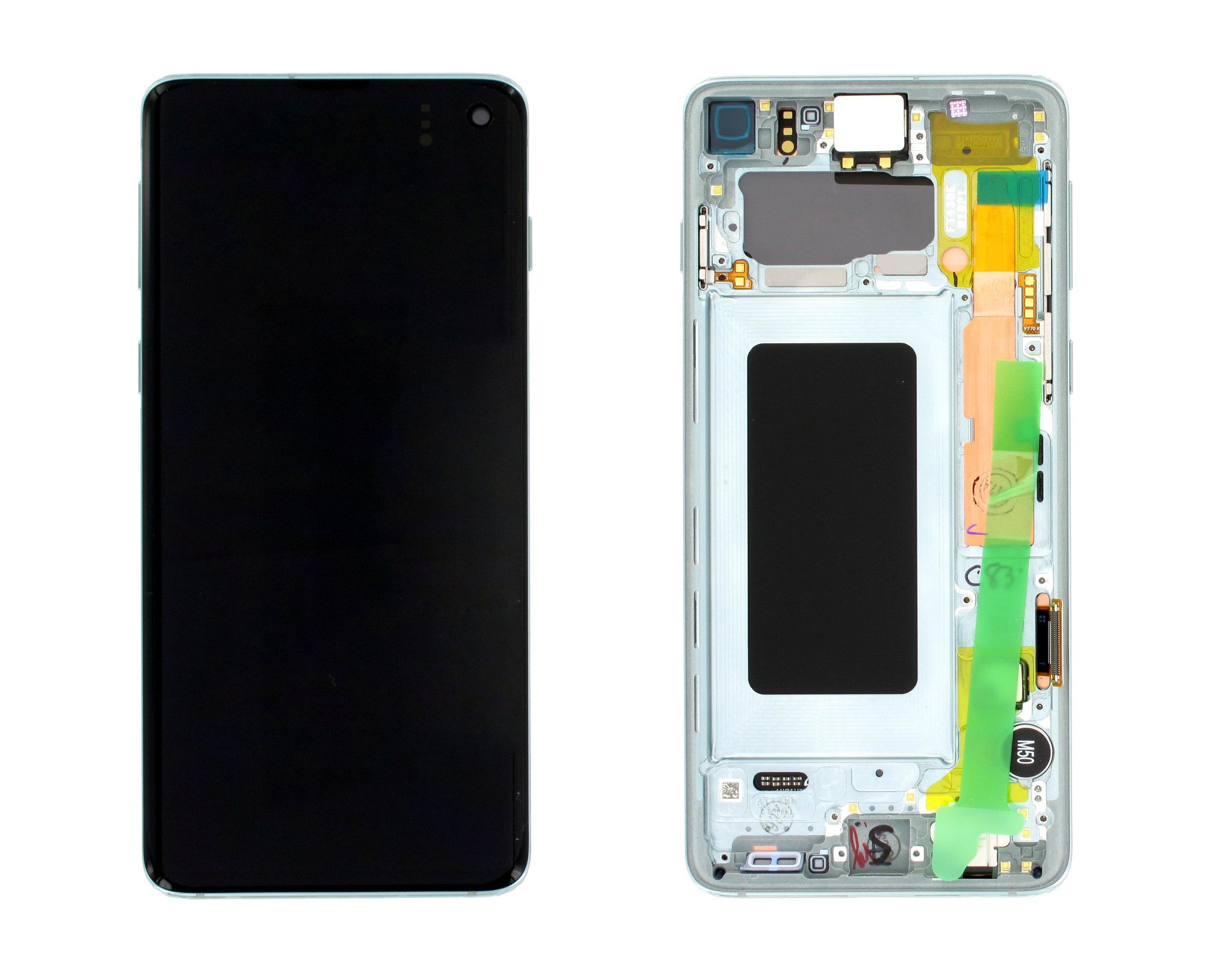 Varuosa Samsung Galaxy S10/G973F ekraan originaal Prism Green (service pack)