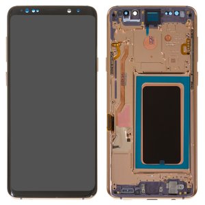 Varuosa Samsung S9 / G960 ekraan+korpus originaal kuldne (service pack)