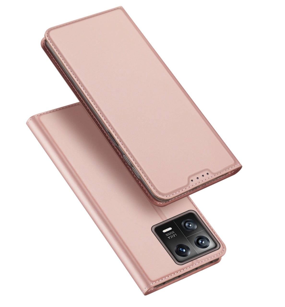 Ümbris kaanega Dux Ducis "Skin Pro" Xiaomi 13 (roosa kuldne)