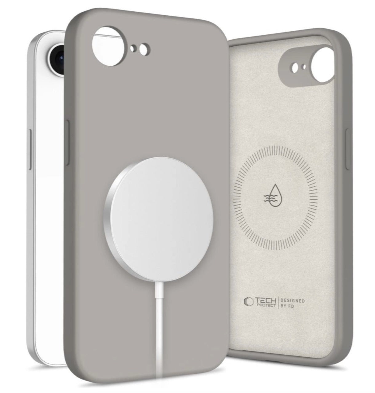 Silikoon Tech-Protect MagSafe iPhone 16e (hall)