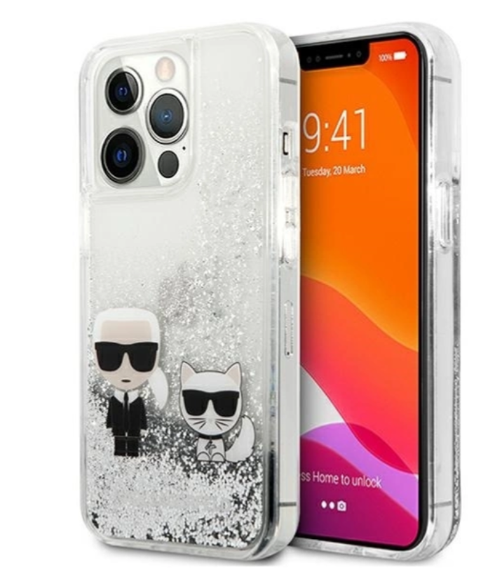 Karl Lagerfeld Ümbris KLHCP13XGKCS iPhone 13 Pro Max ( läbipaistev/ glitter)