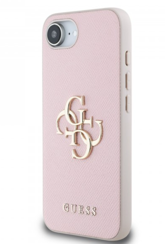 Guess Ümbris Big Metal Logo GUHCPSE4PGT4MBP iPhone 16e (roosa)