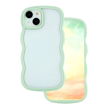 Silikoon Wave Case Iphone 12 / iPhone 12 Pro (roheline)