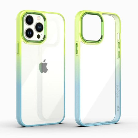 Silikoon Rainbow Case iPhone 12 / iPhone 12 Pro (laim-sinine)