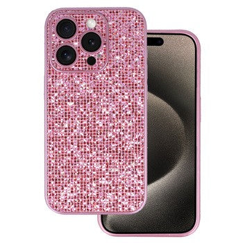Silikoon Flash Case Crystal Iphone 14 Pro (roosa)