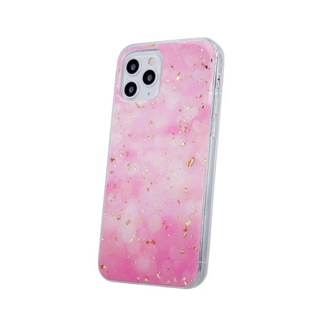 Silikoon Gold Glam Case iPhone 12 / iPhone 12 Pro (roosa)