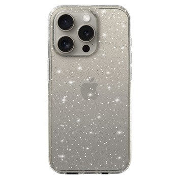 Silikoon Crystal Glitter Case Xiaomi Redmi 14C (läbipaistev/hõbe)