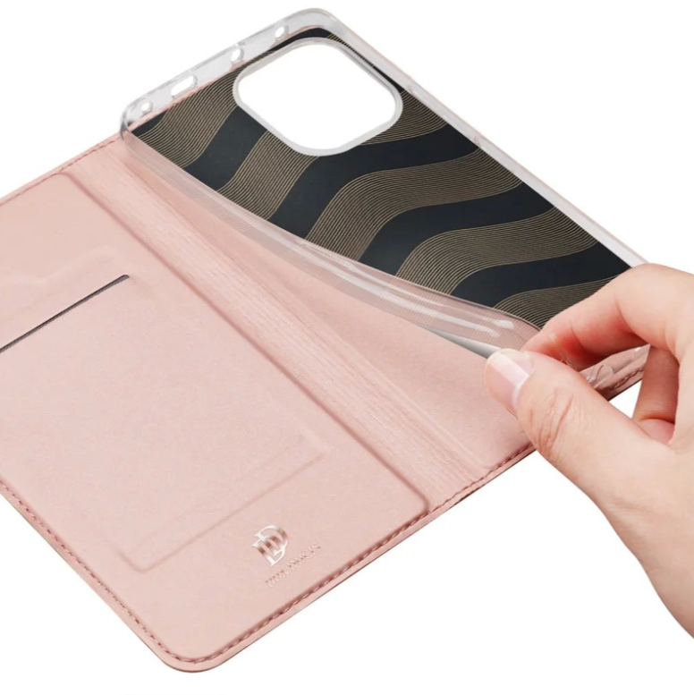 Ümbris kaanega Dux Ducis Skin Pro Xiaomi Redmi Note 14 5G (roosakuld)