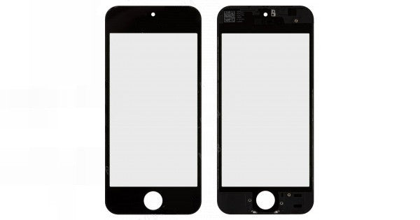 Varuosa Iphone 5s/SE ekraani klaas (must)