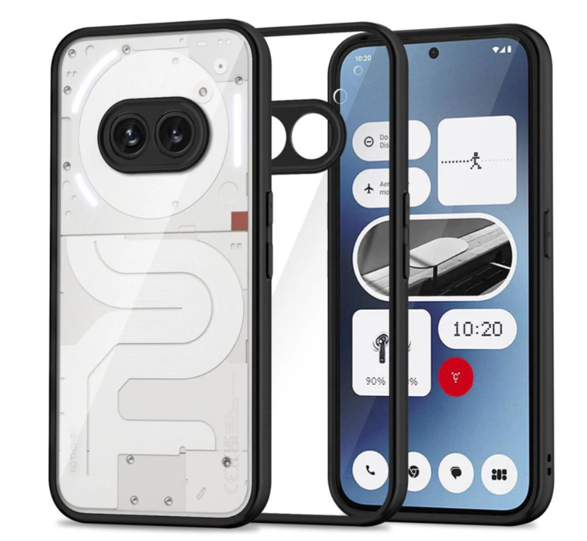 Ümbris Tech-Protect Magmat Nothing Phone 2A (läbipaistev / must)