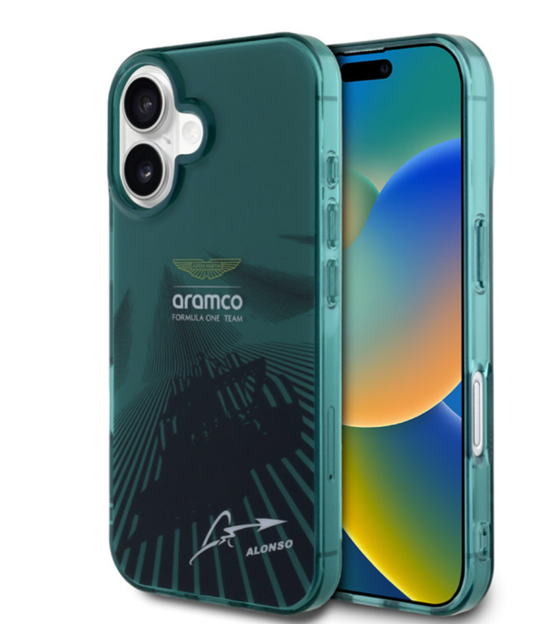 Ümbris Aston Martin ARHCP16SUMIAN iPhone 16 (roheline)