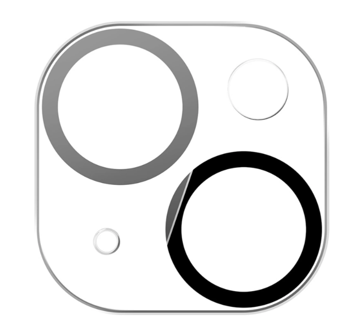 Kaitseklaas Joyroom Mirror JR-LJ2 tagakaamerale iPhone 14/ 14 Plus (must)