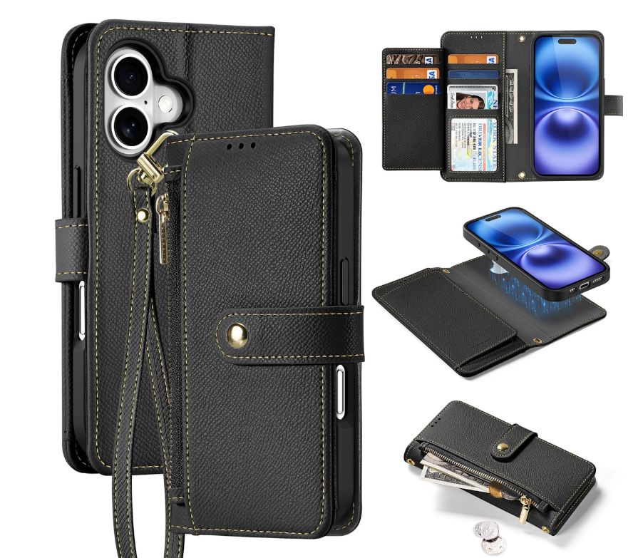 Ümbris kaanega Dux Ducis Lawa Apple iPhone 16 (must)