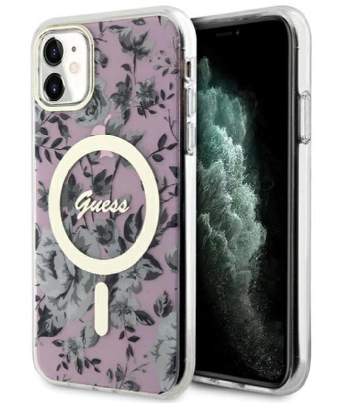 Guess MagSafe Ümbris GUHMN61HCFWSP iPhone 11/ XR (lilla)