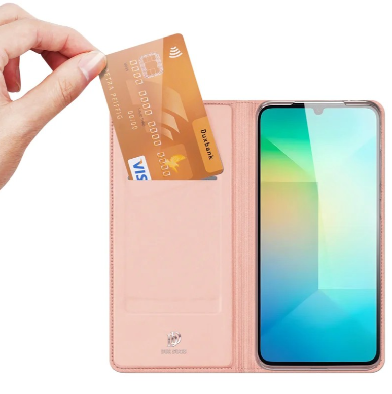 Ümbris kaanega Dux Ducis Skin Pro Samsung A26 5G (roosa kuld)