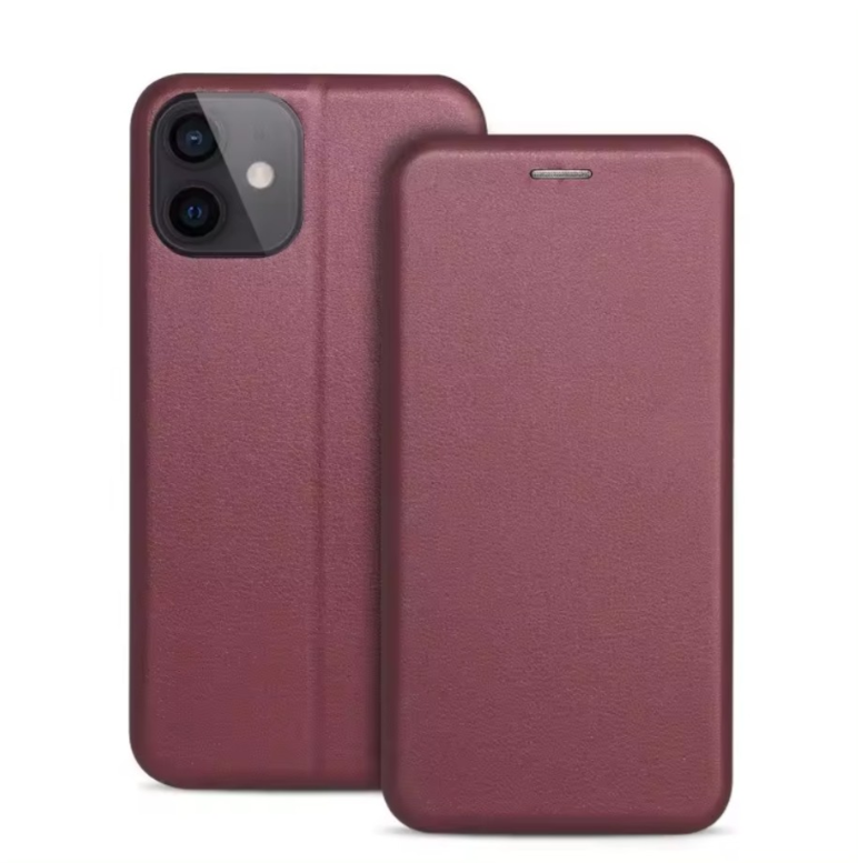 Ümbris kaanega Book Elegance Xiaomi Redmi Note 12 Pro 4G (viinamari)