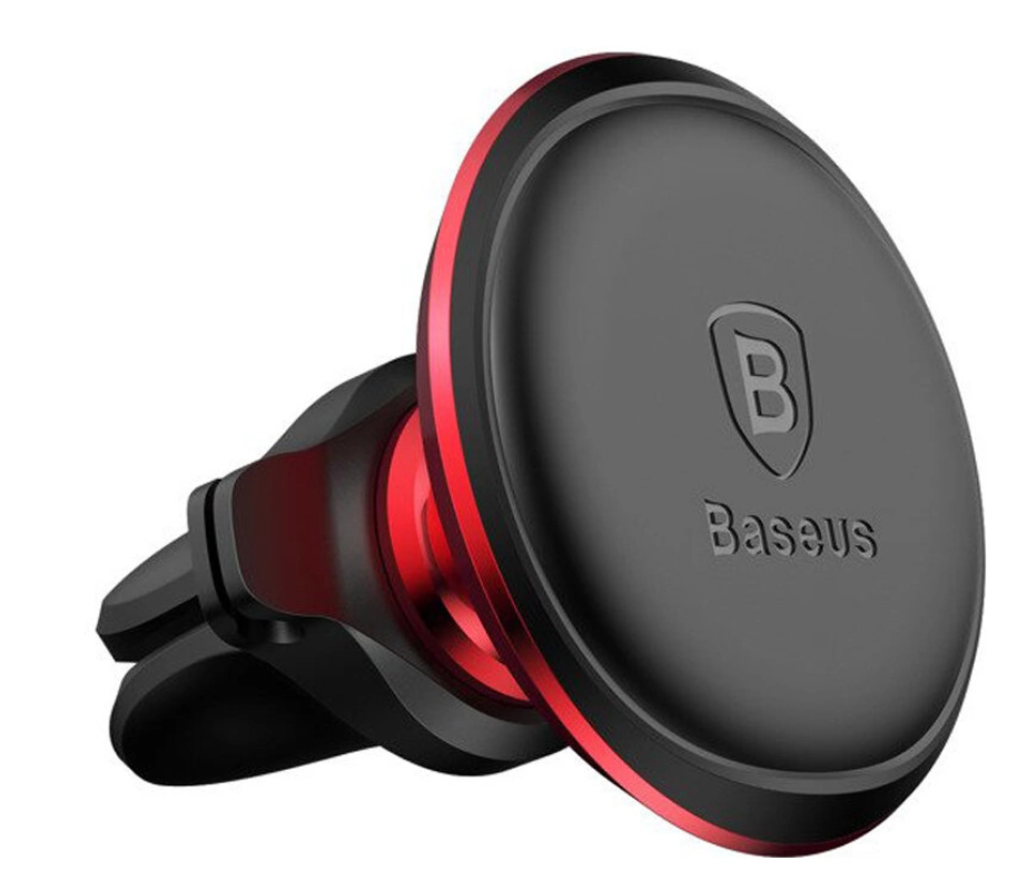 Baseus Overseas Edition Telefoni hoidik autosse magnet vent (punane)