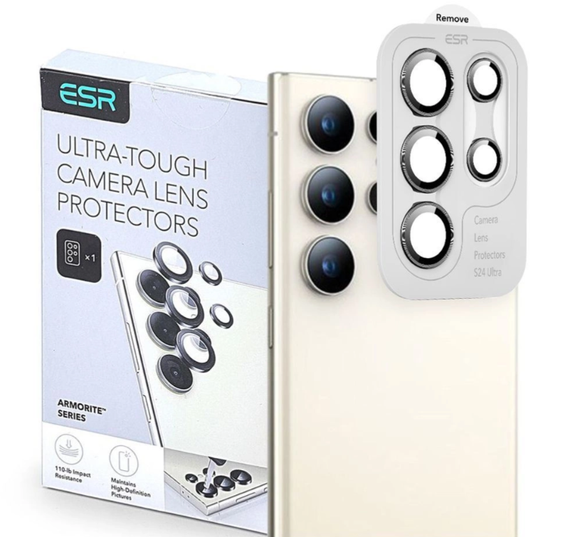 ESR Kaitseklaas tagakaamerale Samsung S25 Ultra (must)